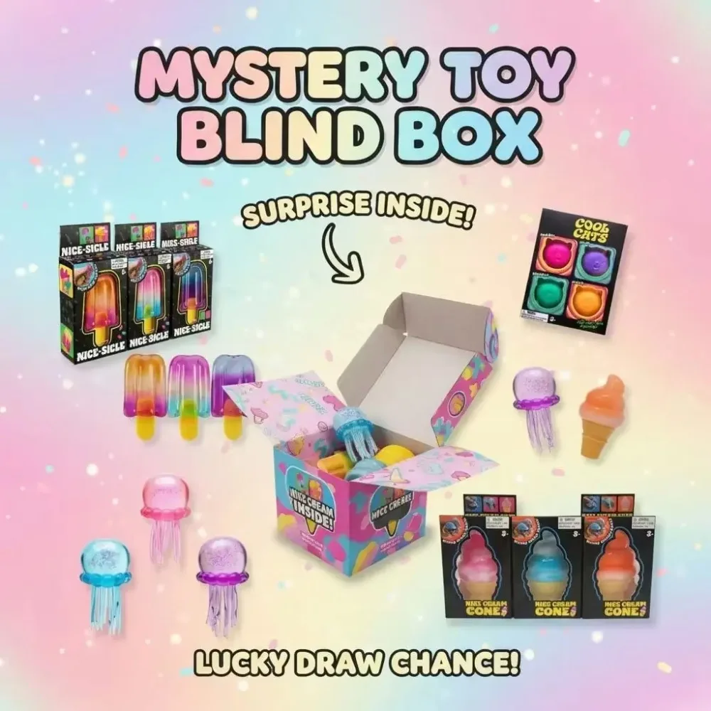 Kids' Toy - Yumuşak Gizem Kutusu, Yavaş Yükselen Stres