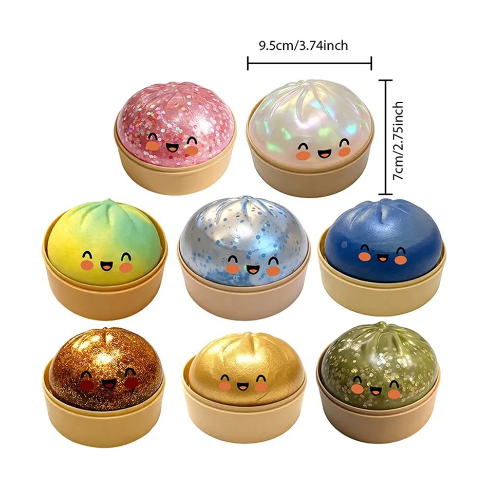 Kids Toys Dumplings - Simülasyon Flaş Mantı Şeklinde Basınç Topu
