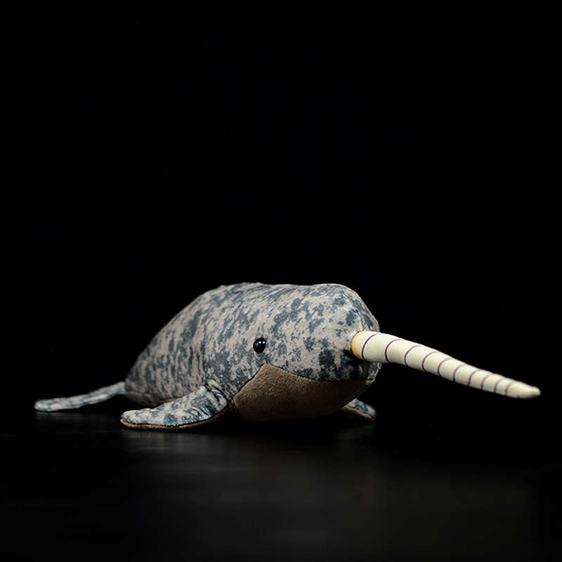 Unicorn Stuffed Toy - 41cm sevimli Narwhal Unicorn balina doldurulmuş
