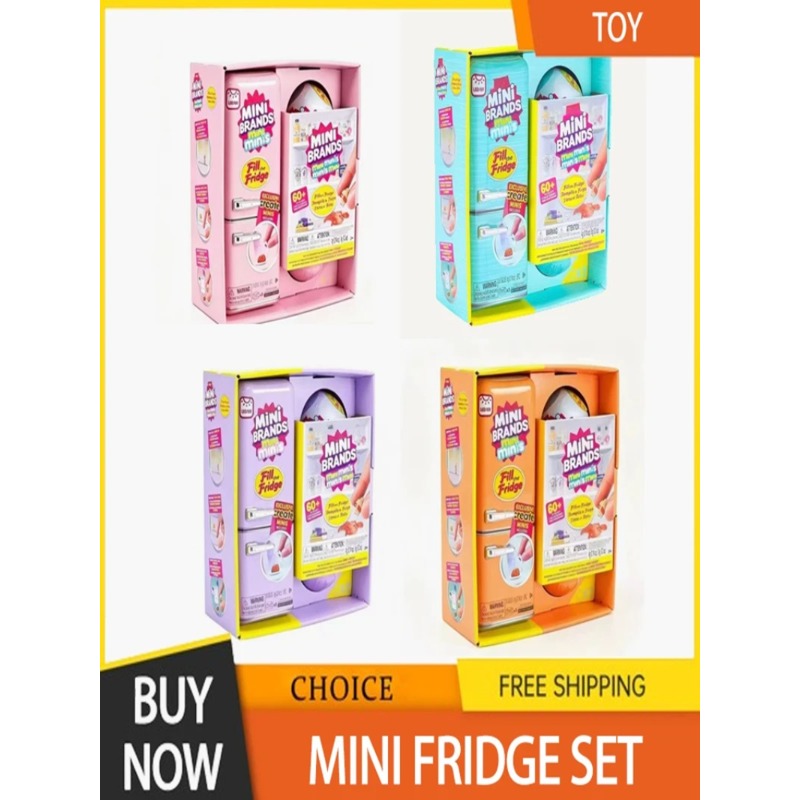 Kids Toys Brand - Orijinal Dolu Buzdolabı Mini Buzdolabı Seti