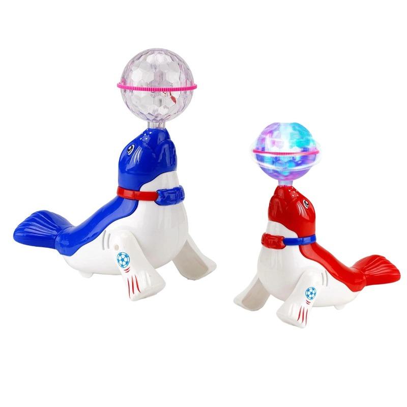 Kids' Toy - Yürüyen, Dönen, Elektrikli Deniz Aslanı Oyuncak,