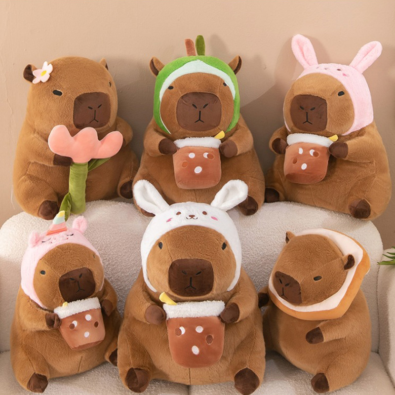 Unicorn Stuffed Toy - 30 CM Capybaras Doldurulmuş Hayvanlar Bebek