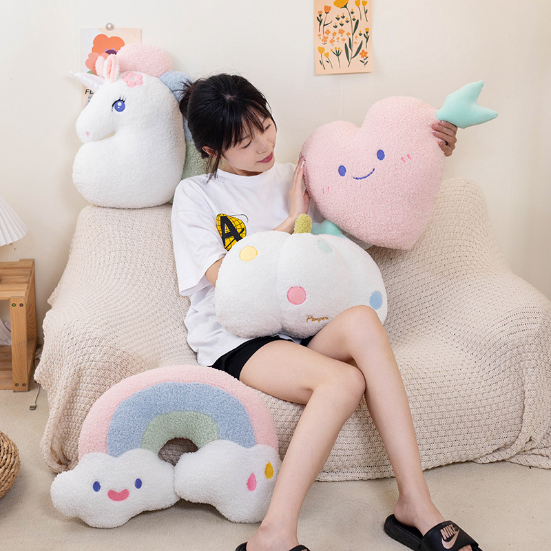 Yumuşak peluş gökkuşağı gülüms - Unicorn Stuffed Toy incelemesi ve fiyatı