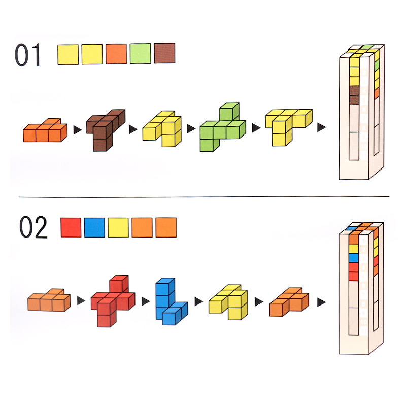 Kule blok ahşap bloklar eğitic - Kids Toys Now incelemesi ve fiyatı