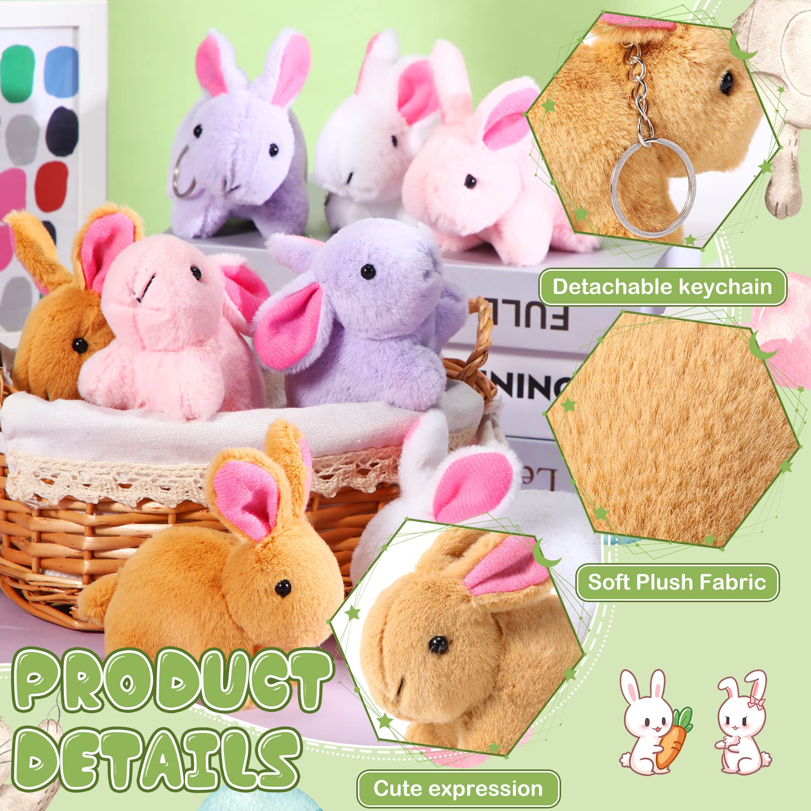 Toplu Mini Tavşan Peluş Oyunca - Unicorn Stuffed Toy incelemesi ve fiyatı