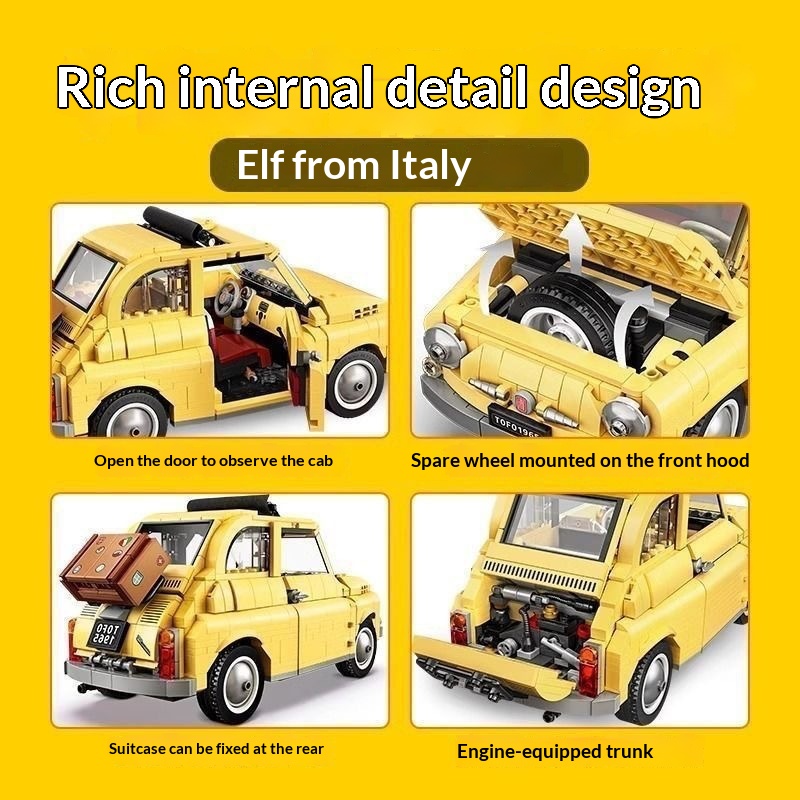 Uyumlu Lego 10271 Fiat 500 Sey - Kids Toys Under 500 incelemesi ve fiyatı