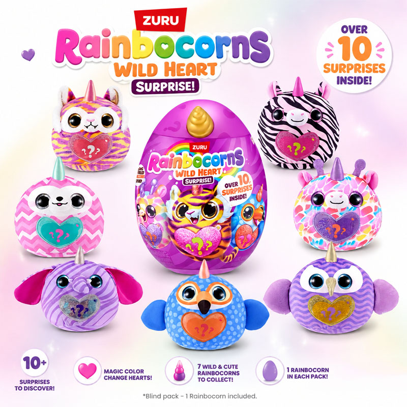 ZURU Rainocorns Vahşi Kalp Sür - Unicorn Stuffed Toy incelemesi ve fiyatı