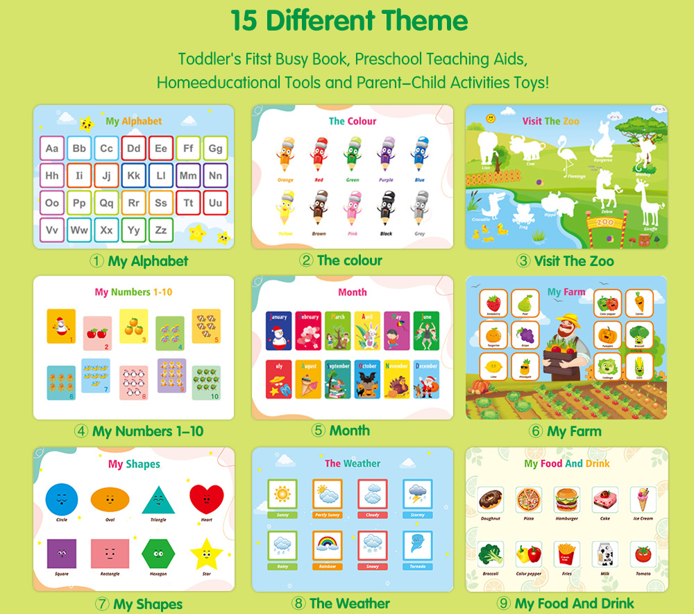Çocuklar için meşgul kitap 2-5 - Kids Toys Now incelemesi ve fiyatı